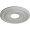 Ekena Millwork Lauren Ceiling Medallion (Fits Canopies up to 6 1/4"), 20 5/8"OD x 6 1/4"ID x 1 3/8"P, Frost CM20LNFRF - alternate 4